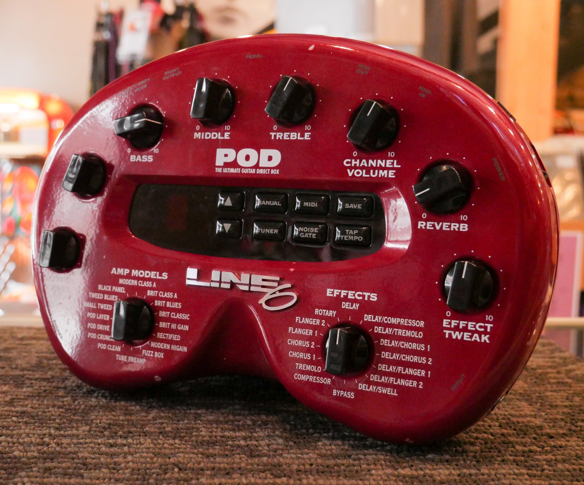 Line 6 Pod 2.0 Bean w/power supply