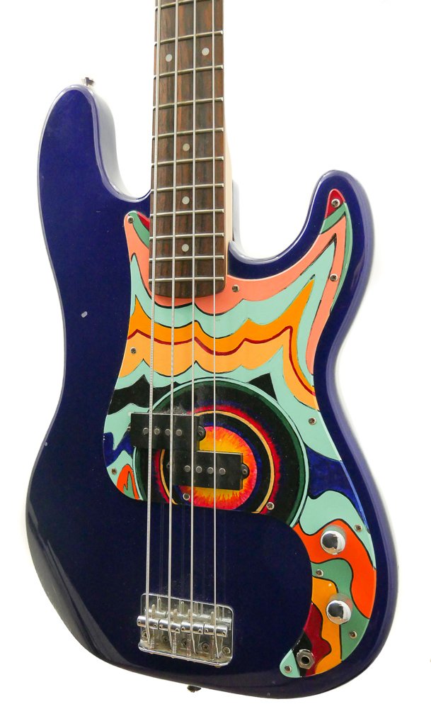 Squier Affinity Pbass w/handpainted pickguard
