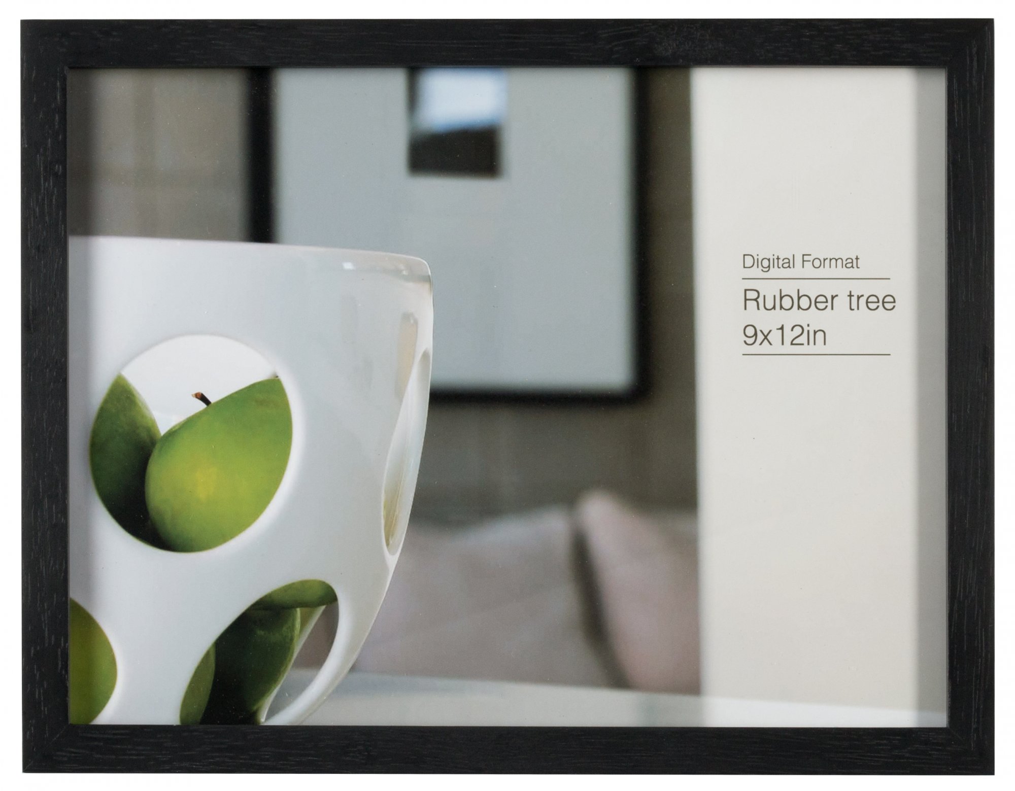 NB 9X12 EcoCare Black Rubberwood Frame 038555481548