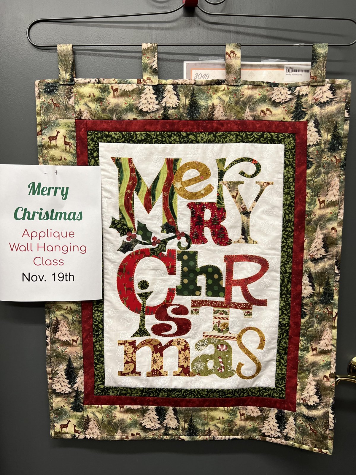 Merry Christmas Wall Hanging