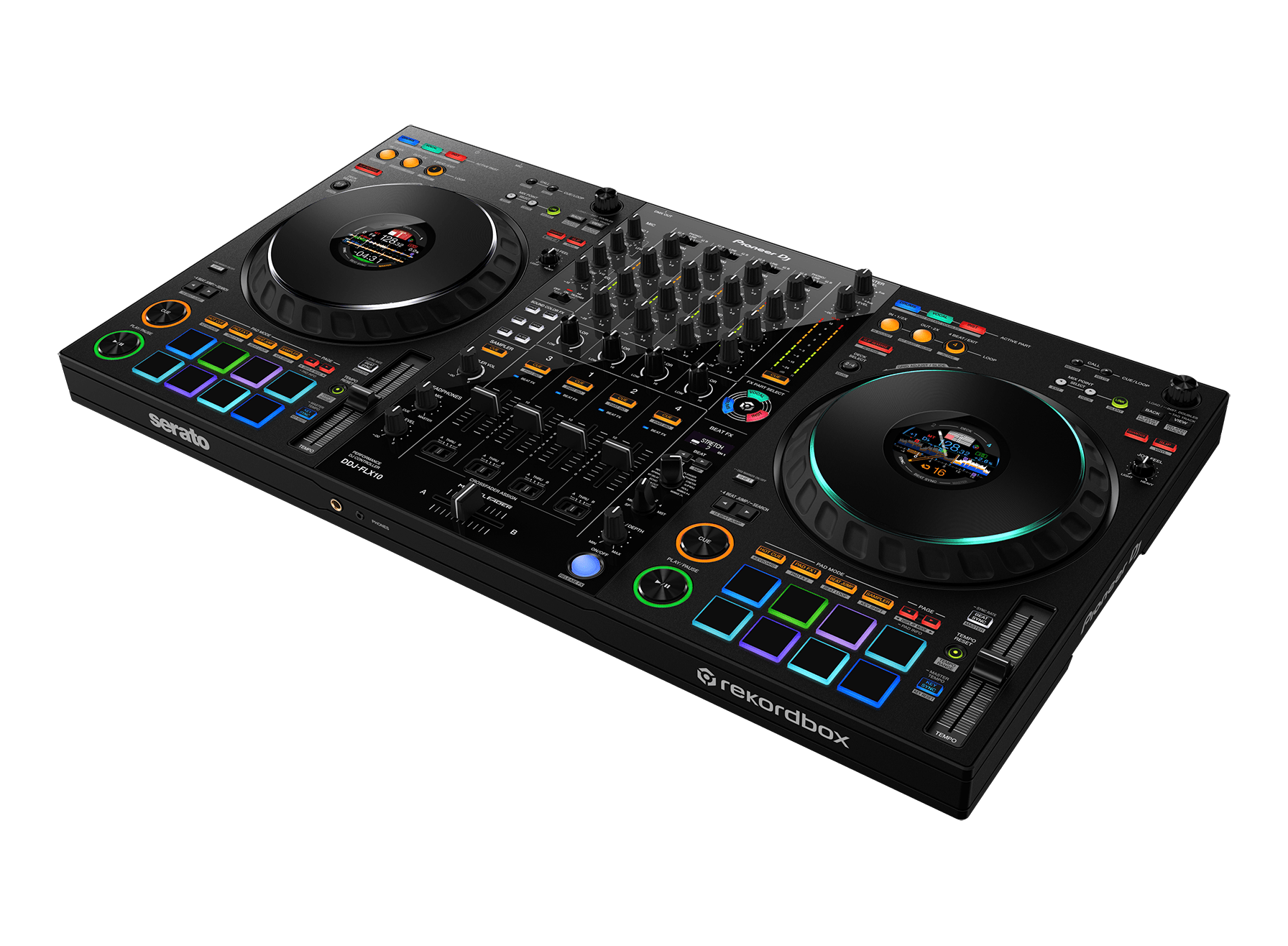 Pioneer DJ DDJFLX10 4Channel DJ Performance Controller for Rekordbox