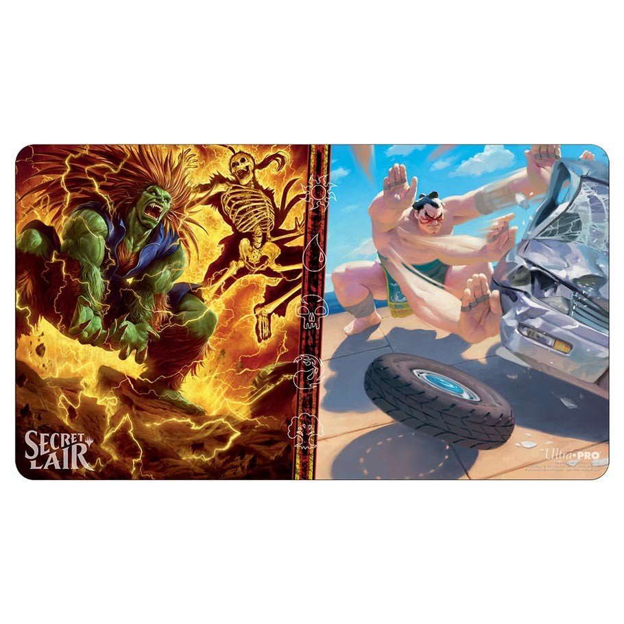 Ultra Pro Playmat MTG Secret Lair Blanka And E Honda 074427194253