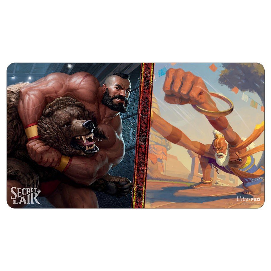 Ultra Pro Playmat MTG Secret Lair Zangief and Dhalsim 074427194260