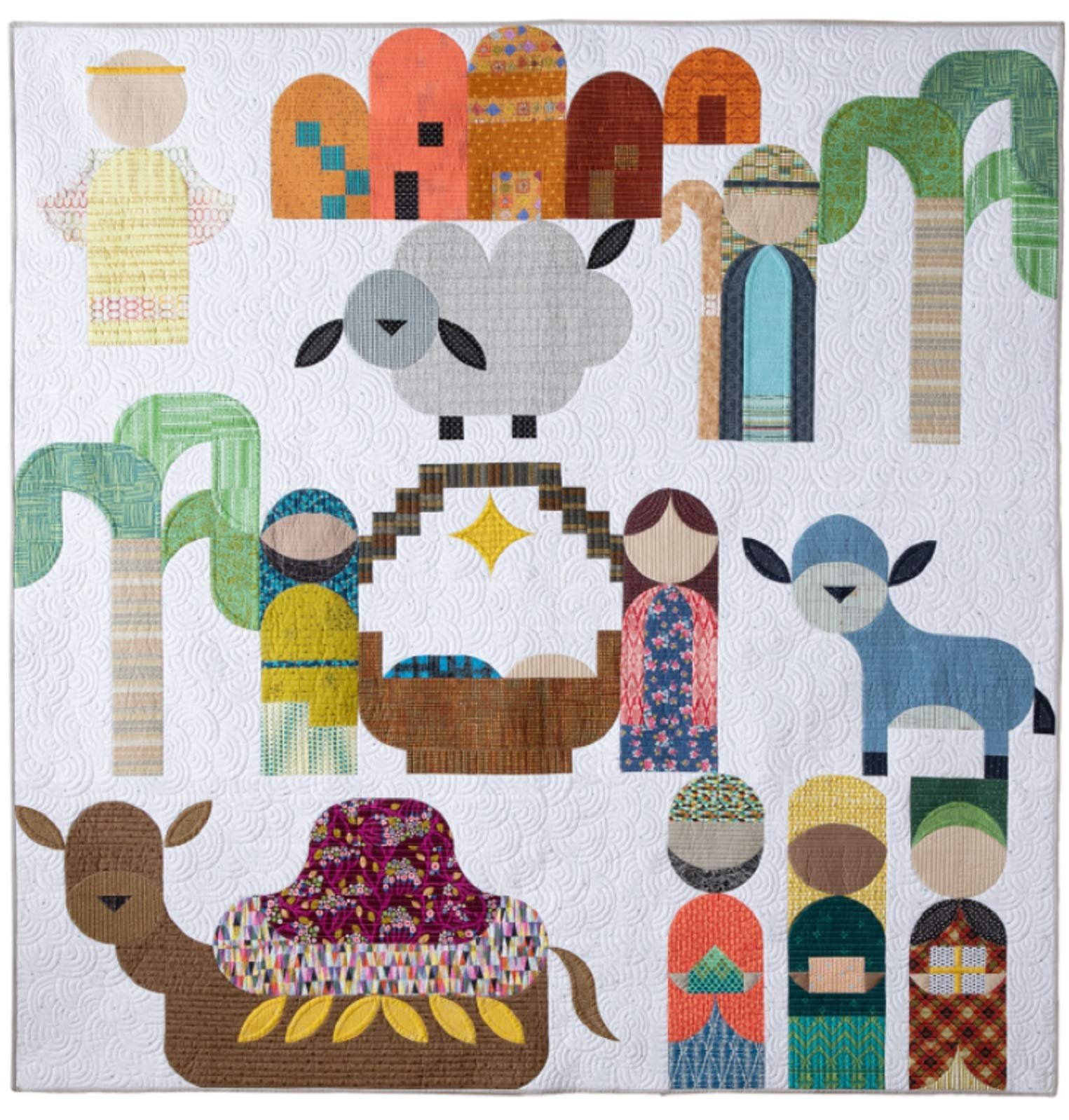 Starry Night Quilt Top (Nativity Quilt)