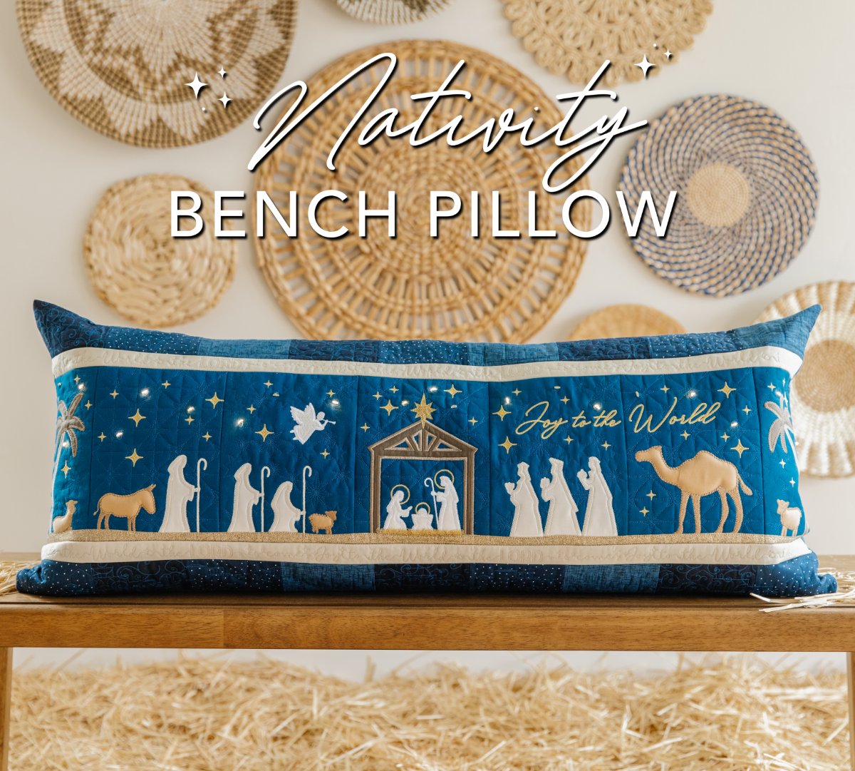 Kimberbell Nativity Bench Pillow Kit