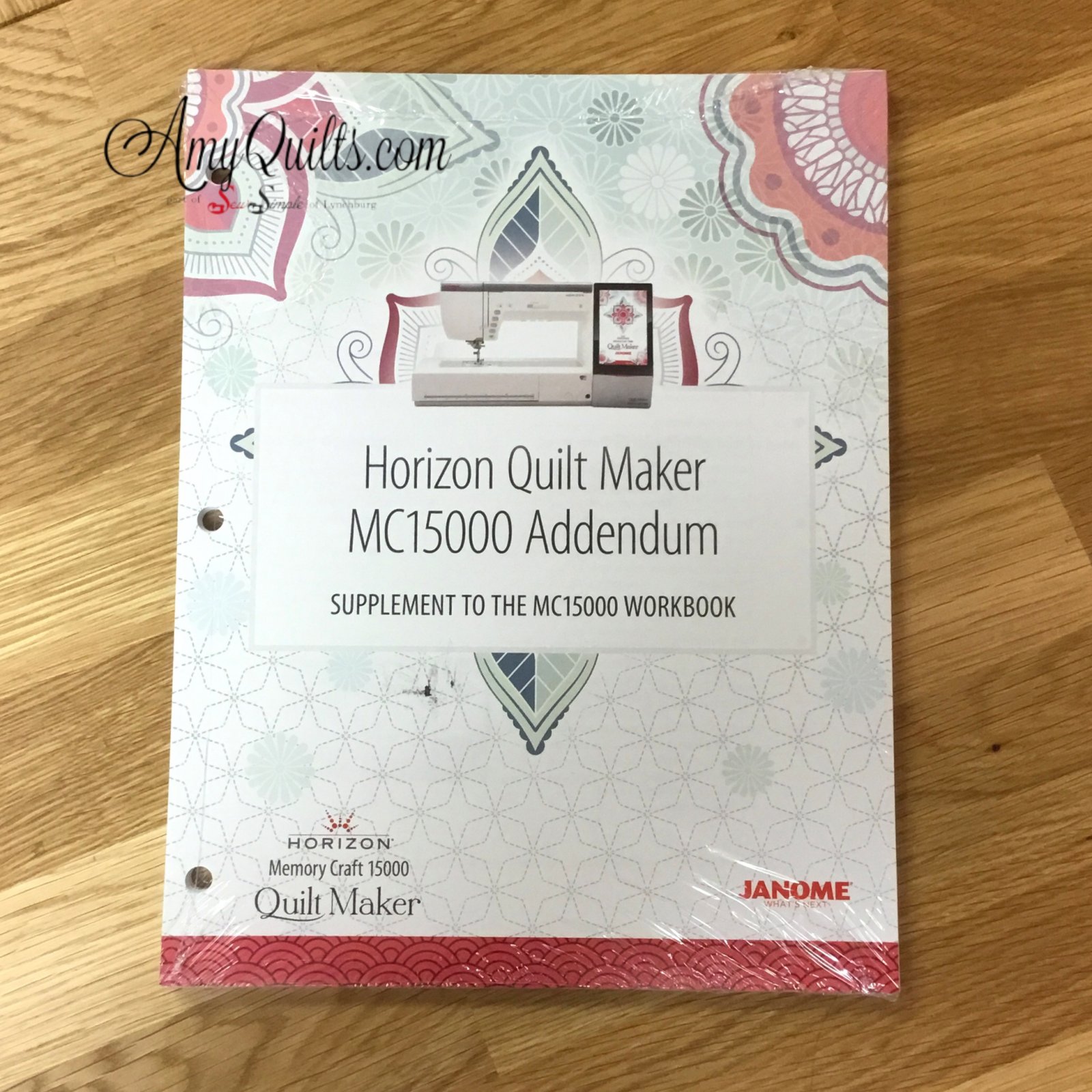 Janome Horizon Quilt Maker MC15000 Workbook
