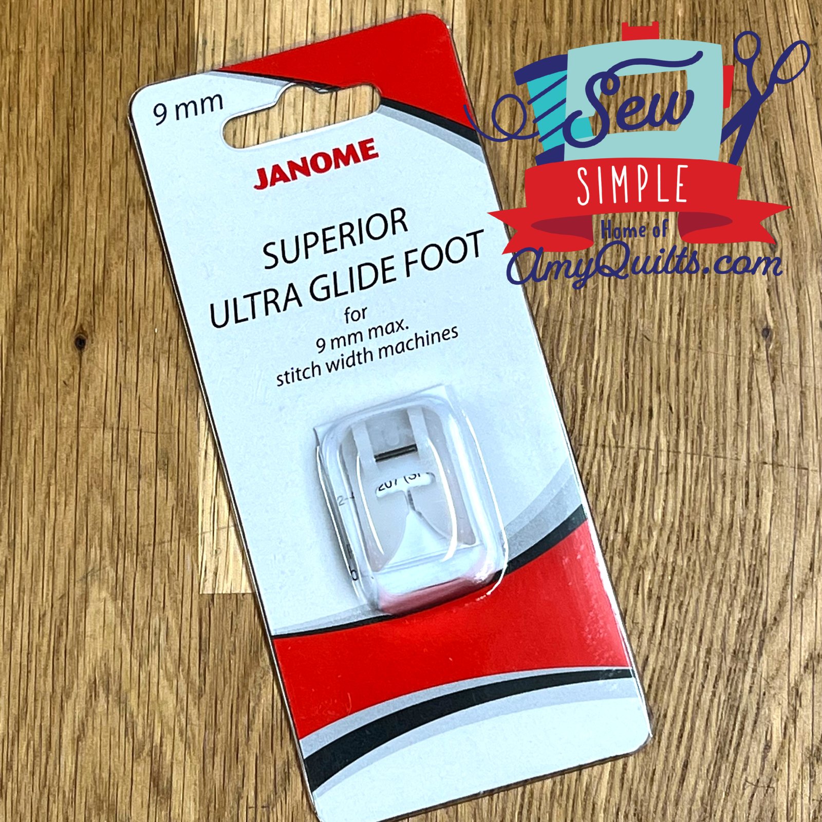 Janome Superior Ultra Glide Foot 9mm 202474001