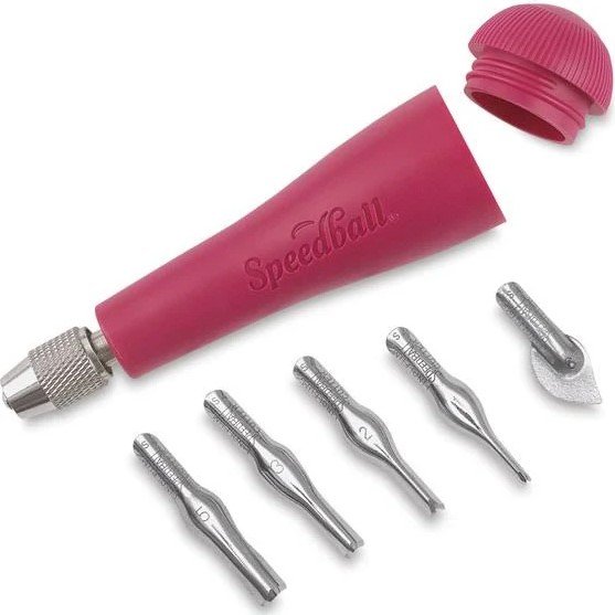 Speedball No. 1 Lino Cutter Assortment 651032041310