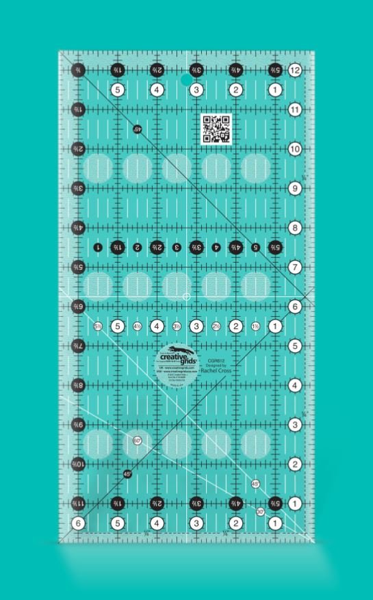 Creative Grids Quilt Ruler 61/2in x 121/2in 0743285000128