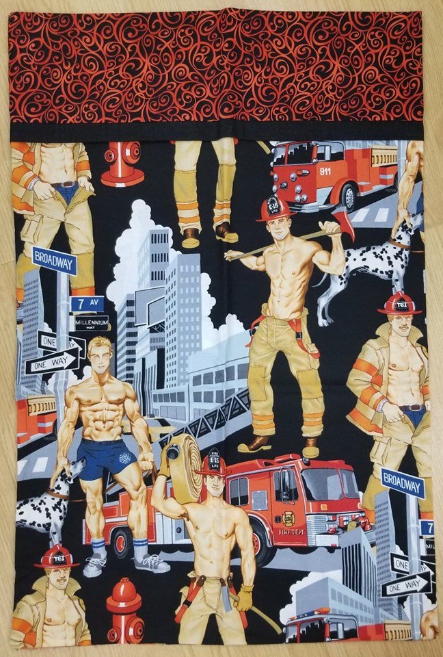 Fireman King Sized Pillow Case