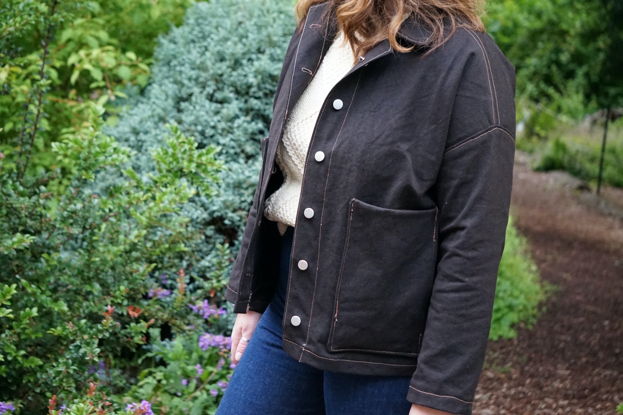 Sewing An Ilford Jacket With Denim