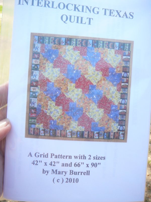 Interlocking Texas Quilt Pattern by Mary Burrell