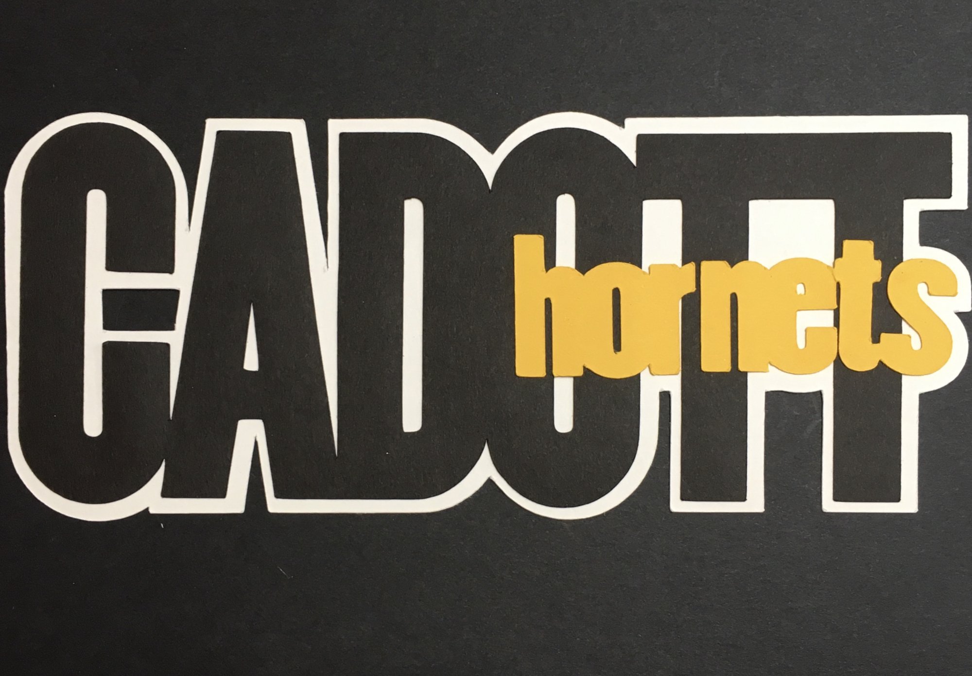 CADOTT TITLE die cut