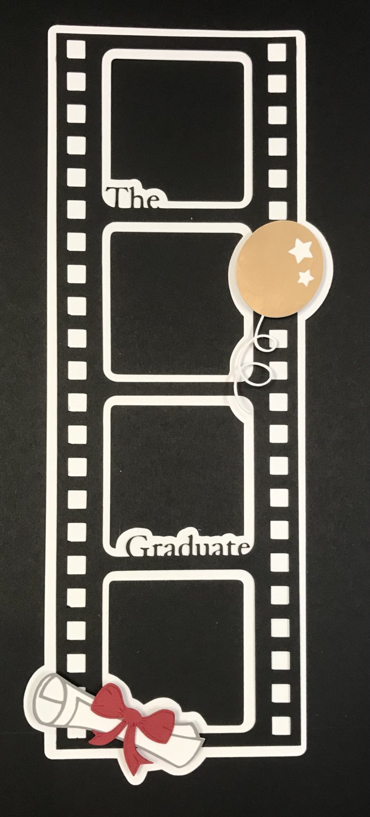 The Graduate Film Strip Die Cut
