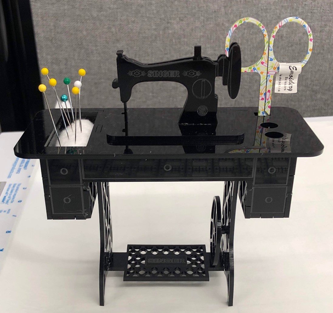 Black Acryllic Sewing Machine