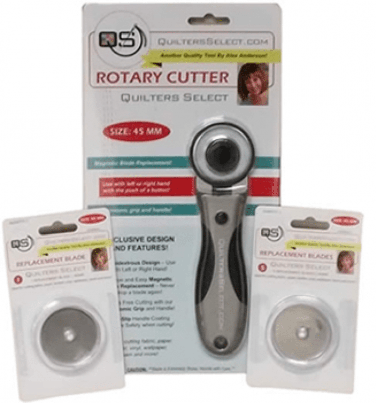 Quilters Select Rotary Cutters,Mats and Blades