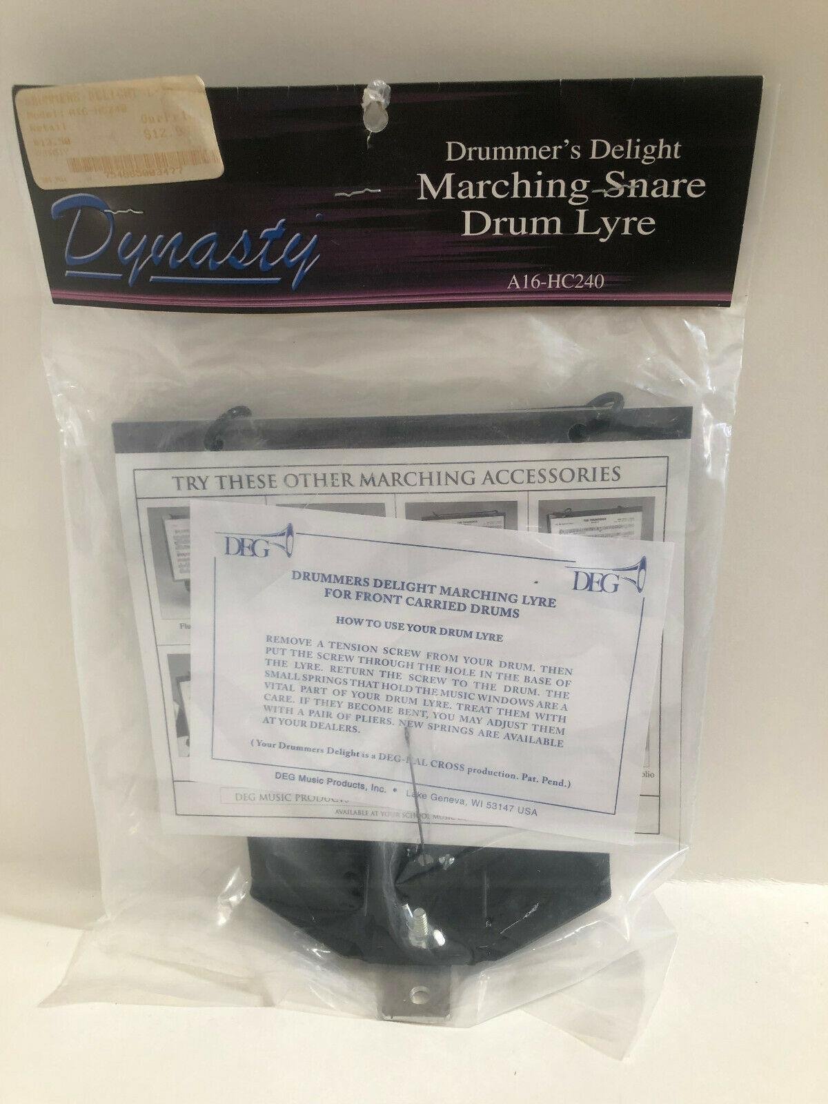 Marching Snare Drum Lyre Drummer's Delight (DEG) 754865003477