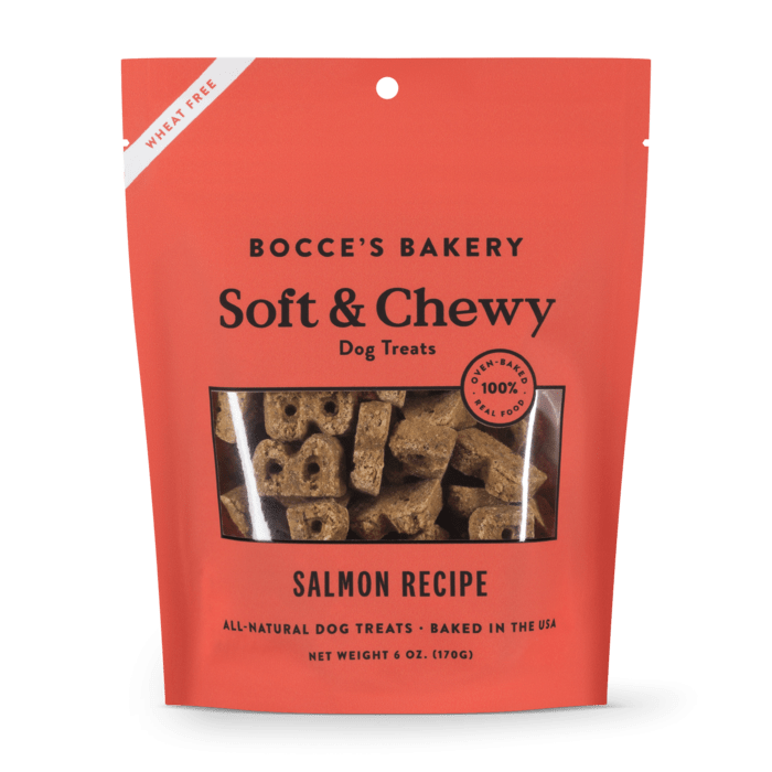 Bocce's Bakery Soft & Chewy Salmon Dog Treats 6oz 857155007466