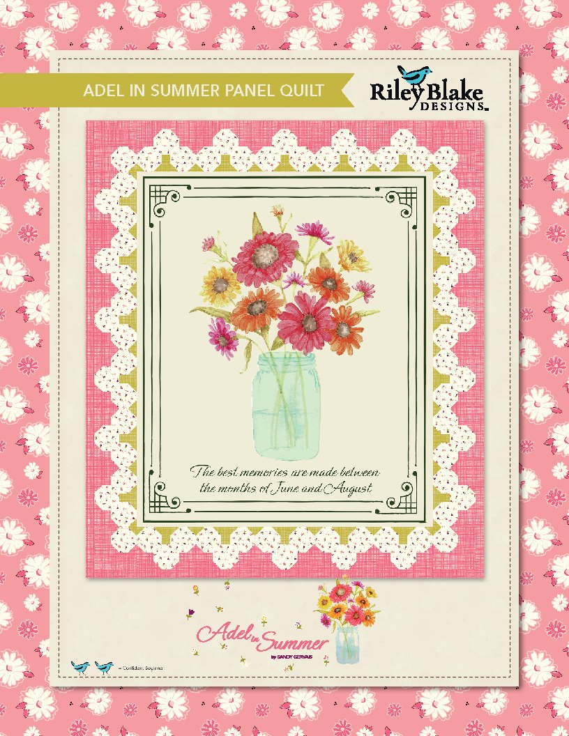 Adel in Summer Panel Quilt Kit