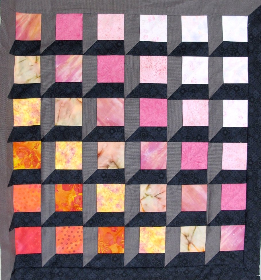 Folded Attic Window Quilt