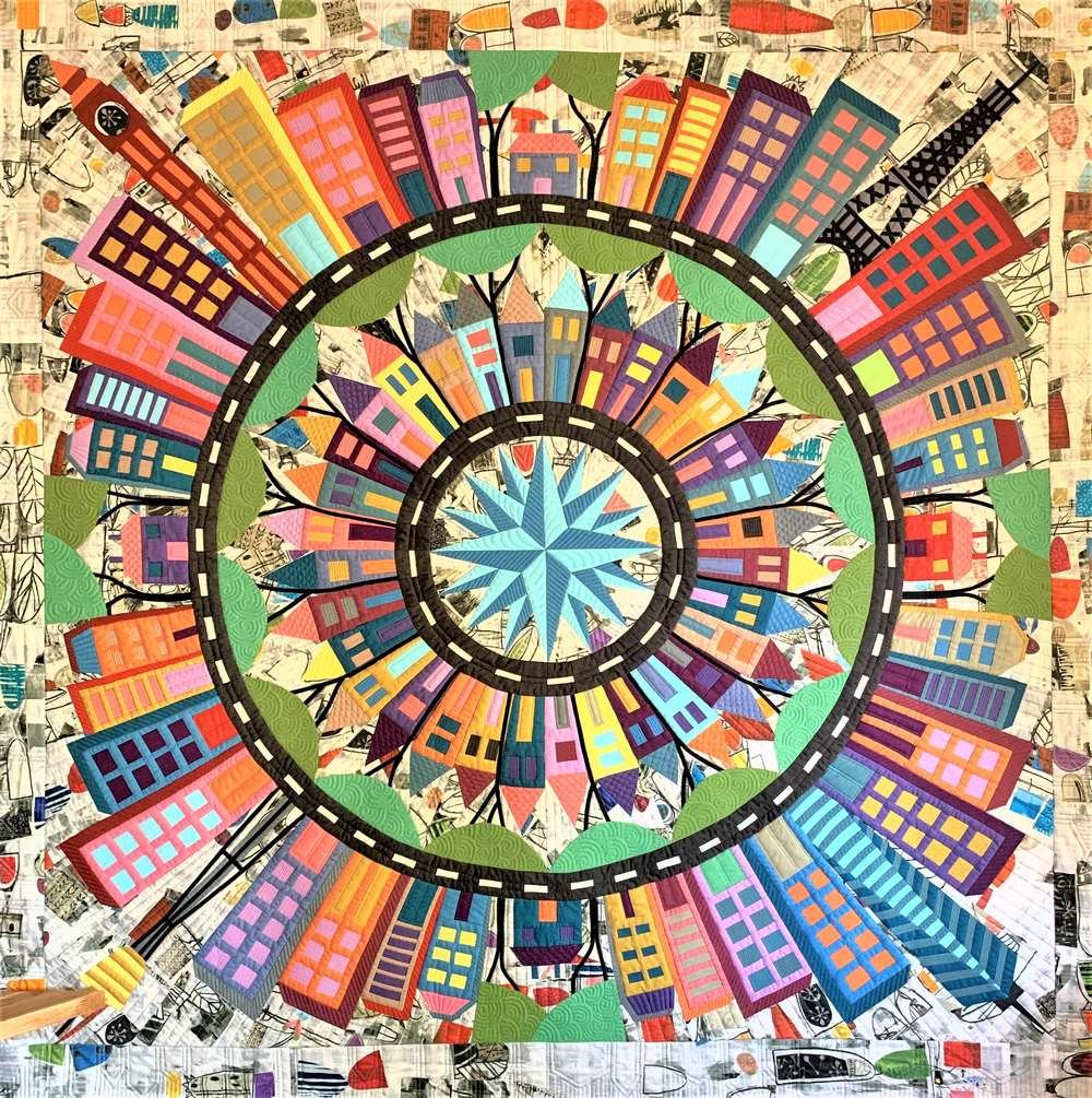 Colour My World Quilt Pattern by Wendy Williams of Flying Fish Kits