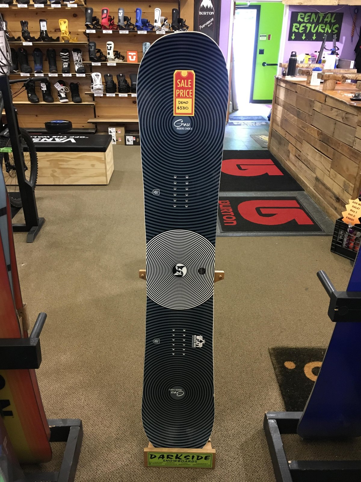 DEMO GNU Rider's Choice Snowboard 2023