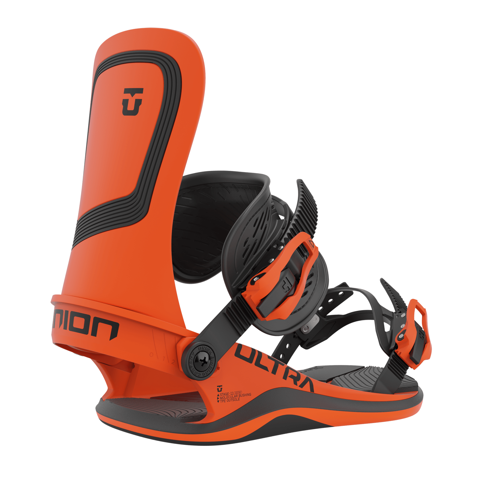 Union Men's Ultra Orange Snowboard Bindings 2023 (SIZE S ONLY!)