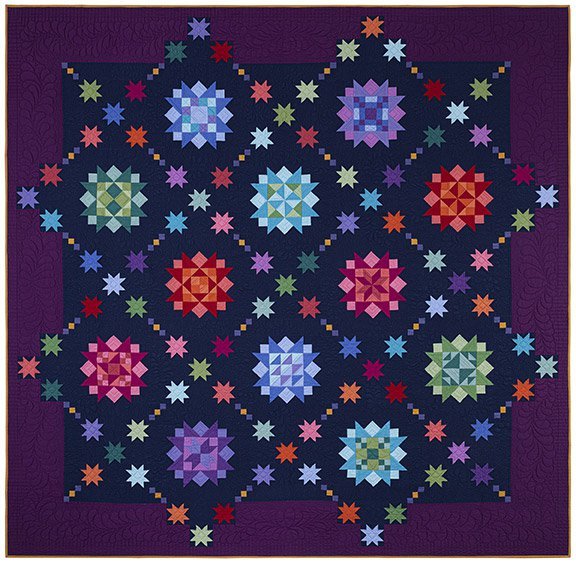Amish with a Twist V Quilt Kit 98x98 w/Booklet