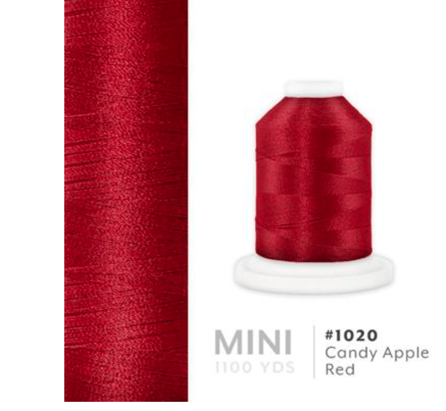 Janome Thread 1020 CANDY APPLE RED Hilos Iris Ultrabrite 1100yd Spool