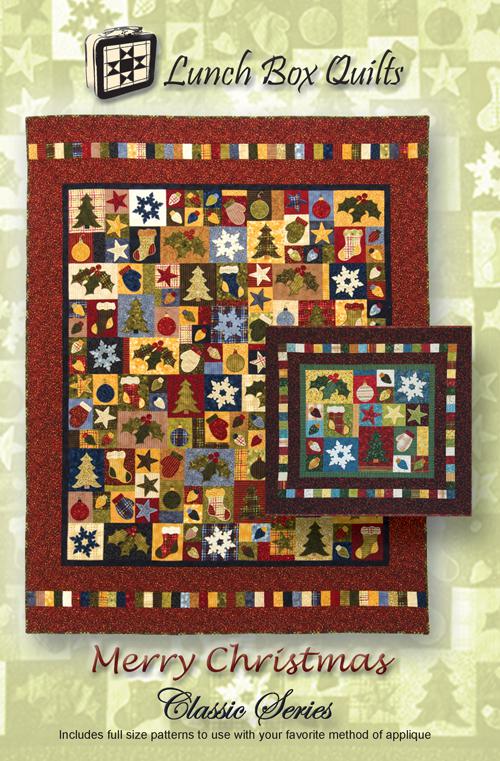 Merry Christmas Classic Series Machine Embroidery by Lunch Box Quilts