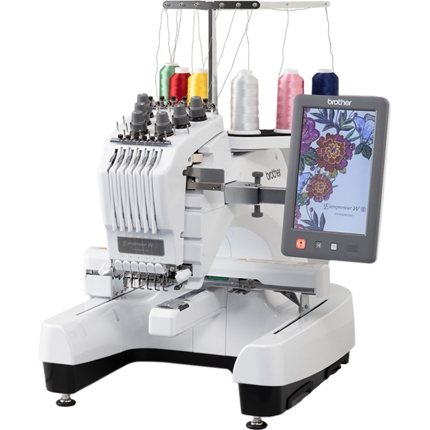 PR680W Brother 6 needle embroidery machine 012502664833