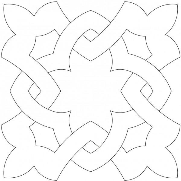 Interlocking Block Quilting Stencil 9 045285761147