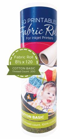 Cotton Printable Fabric Roll 8-1/2in x 120in - 657920668256