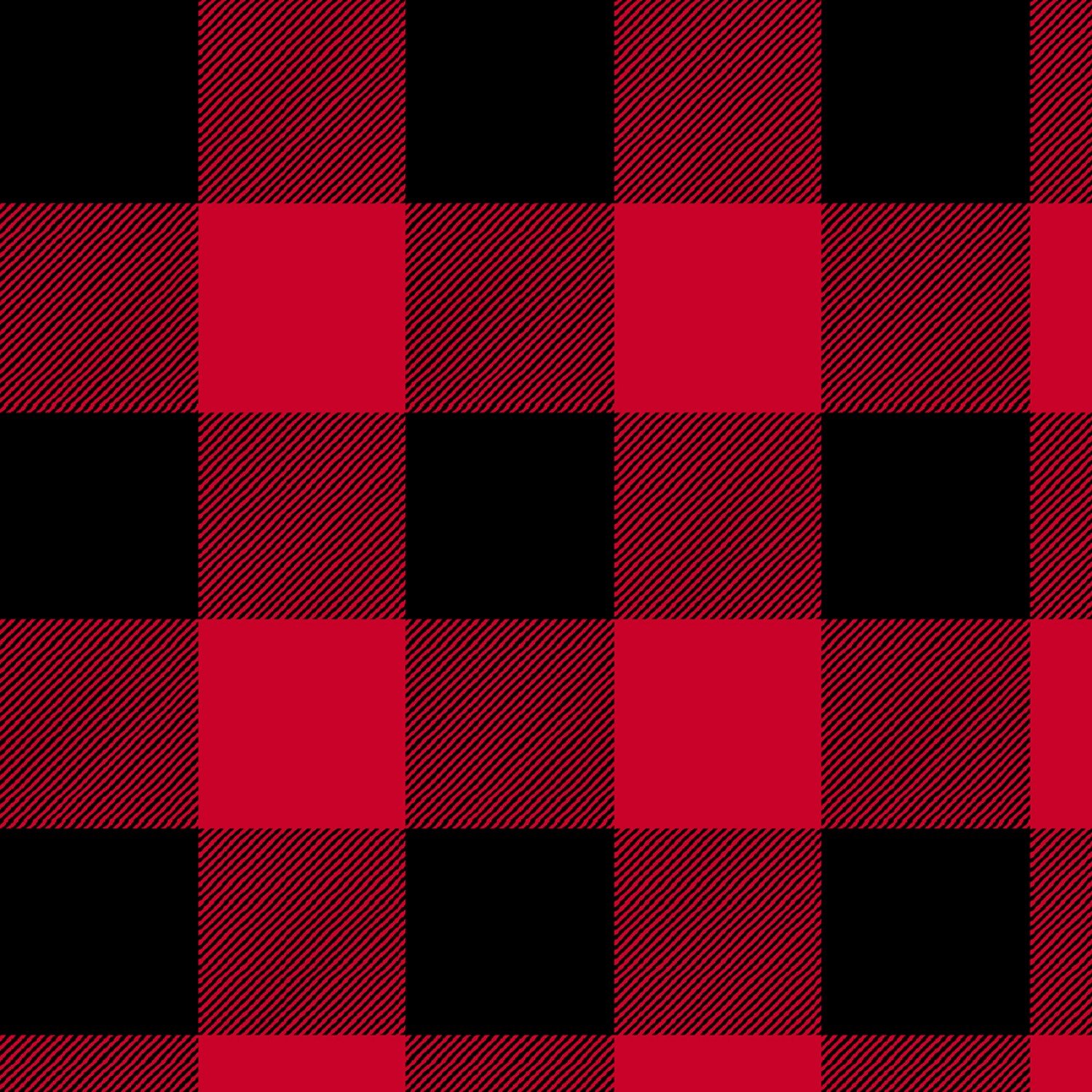 108 Wide Back 514621 Red Buffalo Plaid 193035029532