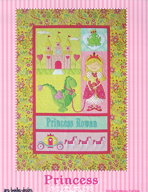 Princess Quilt Pattern and Princess Wall Hanging 890848002393