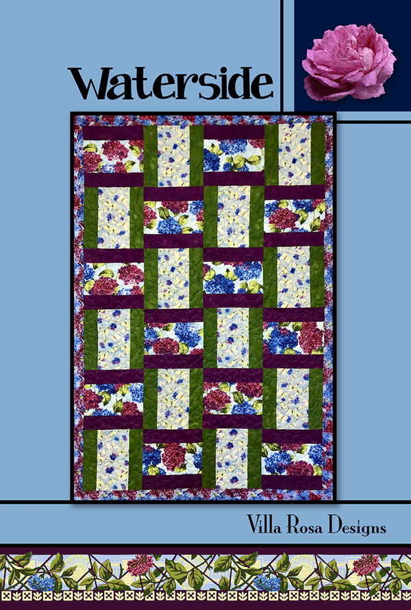 Waterside Quilt Pattern 43x62 Villa Rosa Design 715834990112
