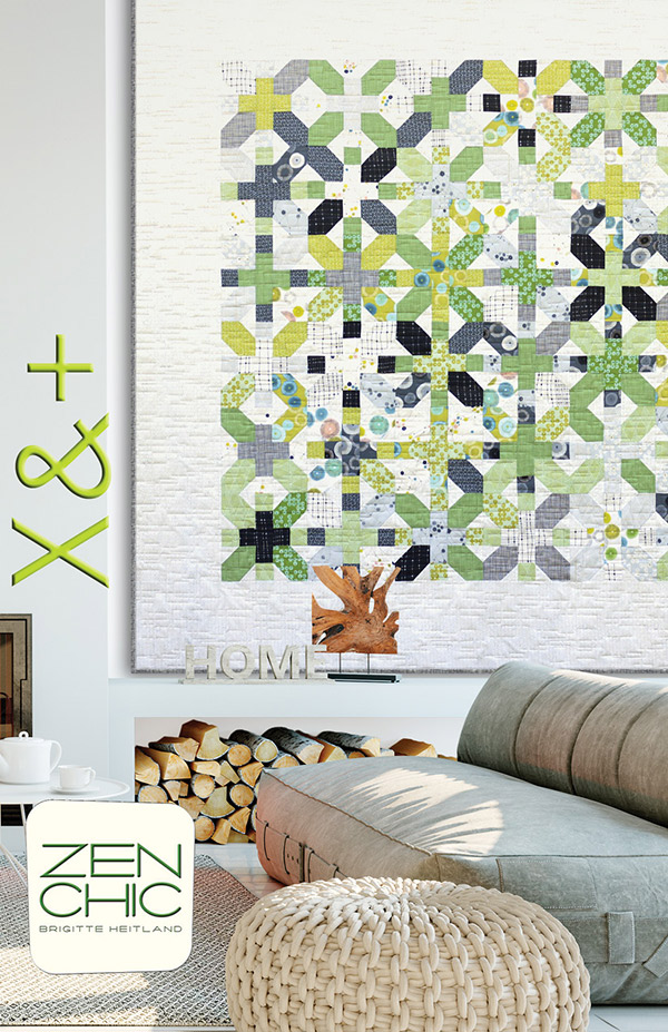Zen Chic X And Plus Quilt Pattern 752106468924