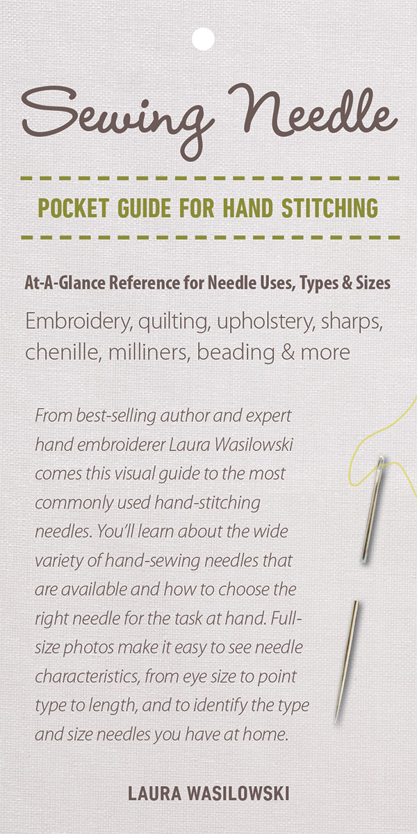 Sewing Needle Pocket Guide Hand Stitching 9781617456442