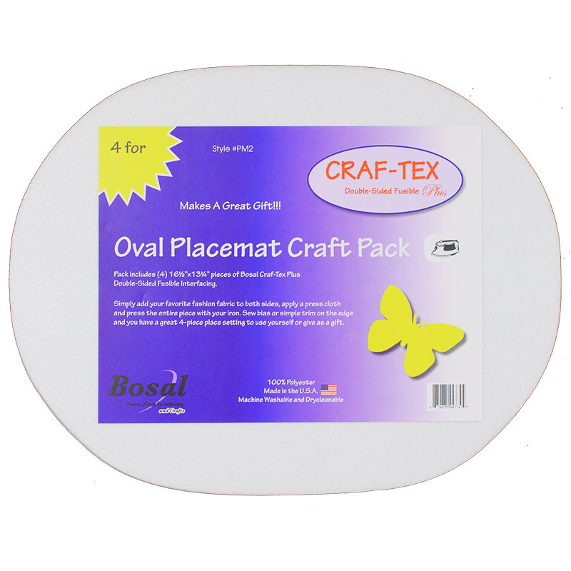 CrafTex Oval Placemat Craft Pack 834875043745