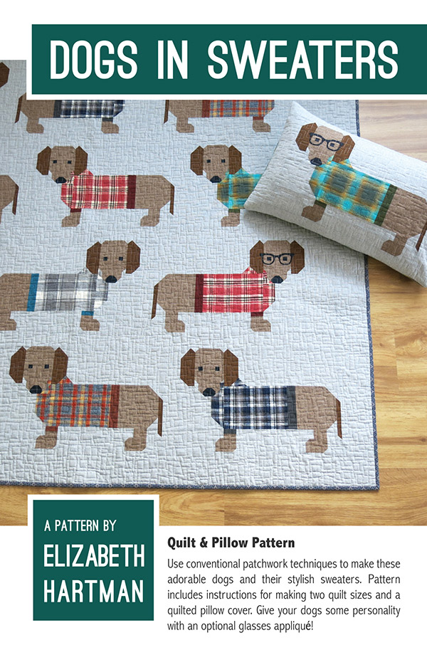 Dogs In Sweaters Quilt Kit 712096278408