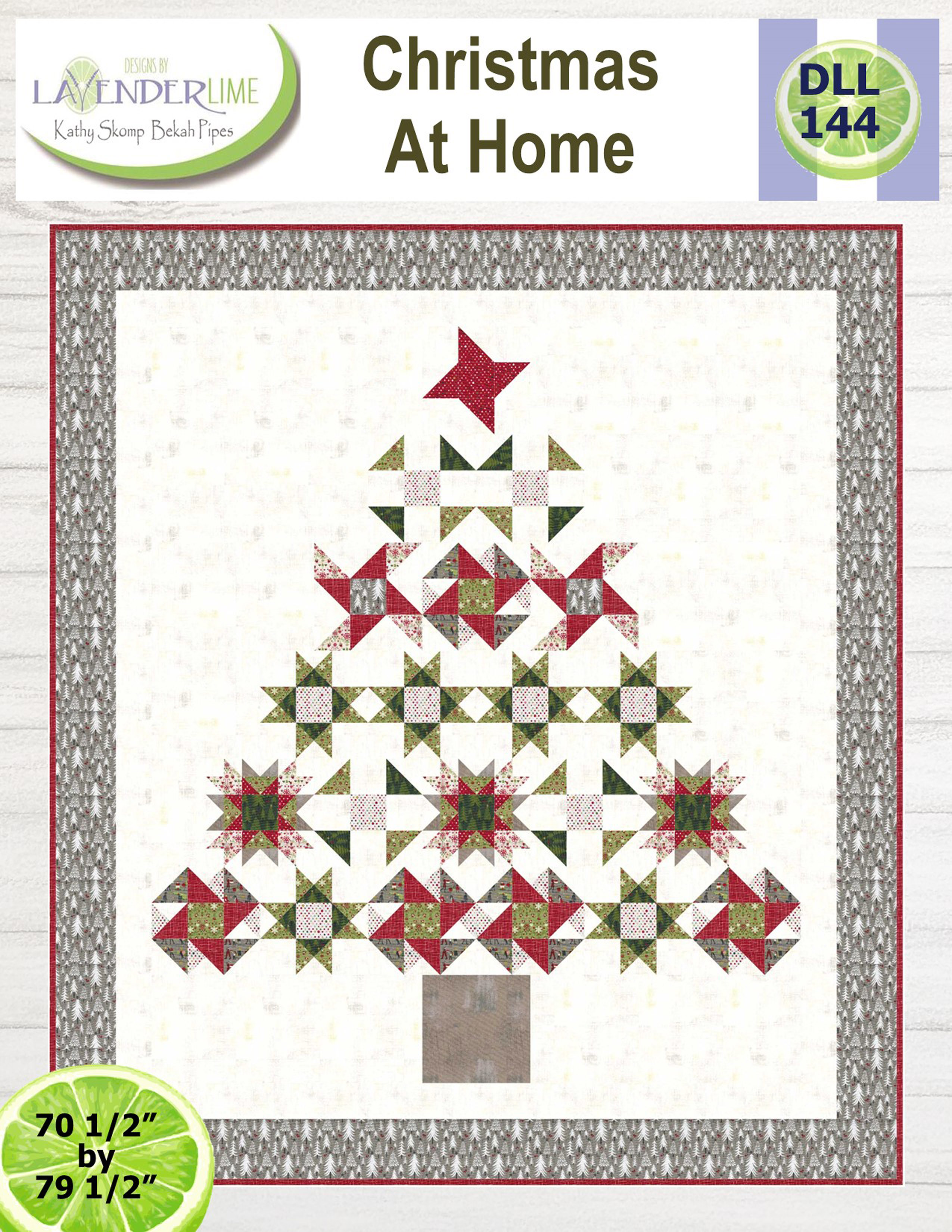 Christmas At Home Quilt Kit 70 1/2 x 79 1/2