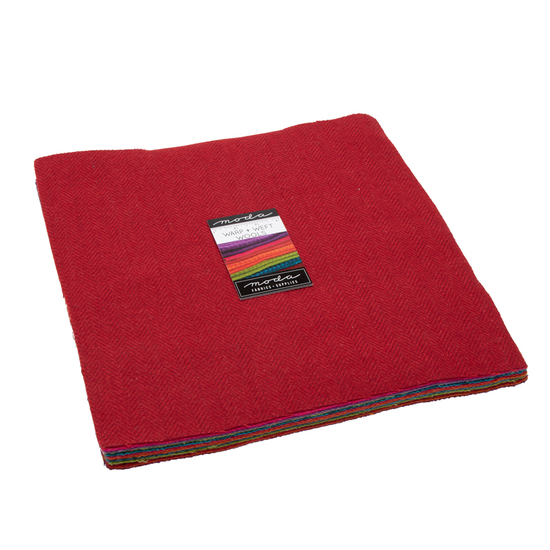 100 Wool Layer Cake® 12 Bright 10 Squares 752106465015