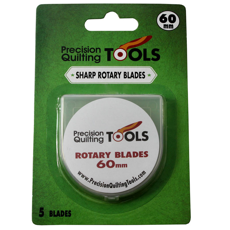 60mm Rotary Blade 5ct by Precision Quilting Tools 816448020520
