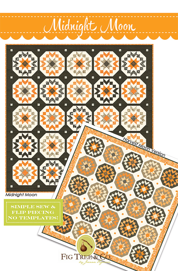 Midnight Moon Quilt Pattern by Fig Tree FTQ1752 644216980505