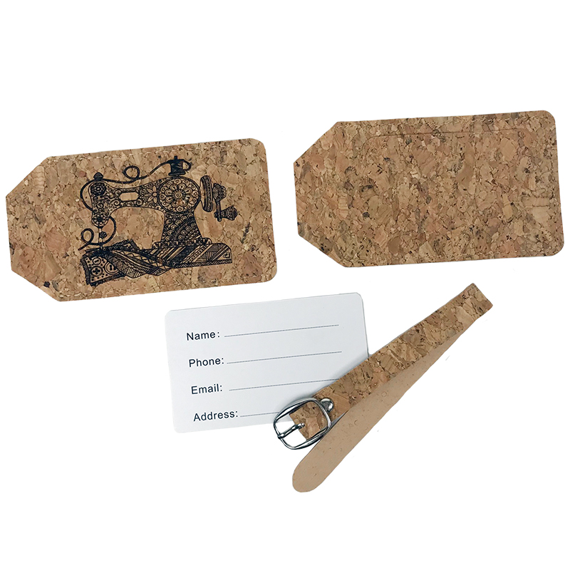 Cork Luggage Tag Sewing Machine 783583926586