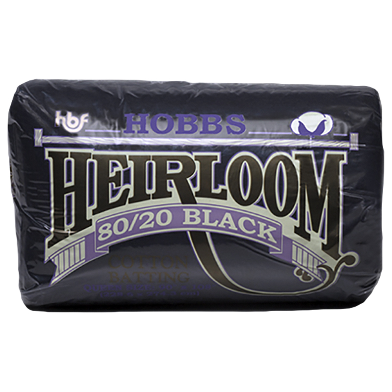 Heirloom Black Cotton King Size Batting 040086010869