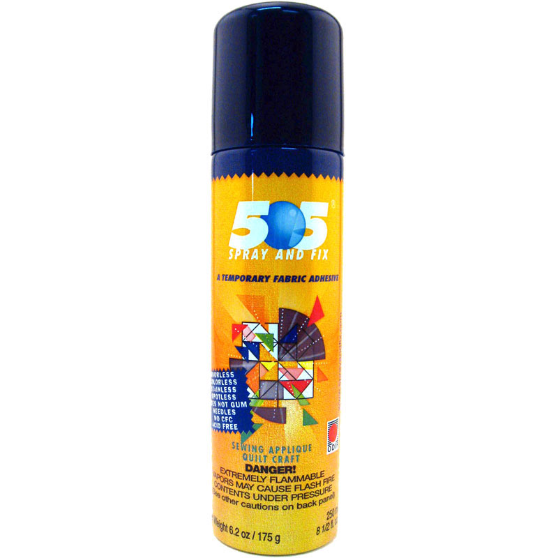 505 Spray & Fix Temporary Fabric Adhesive 6.2oz 695301430245
