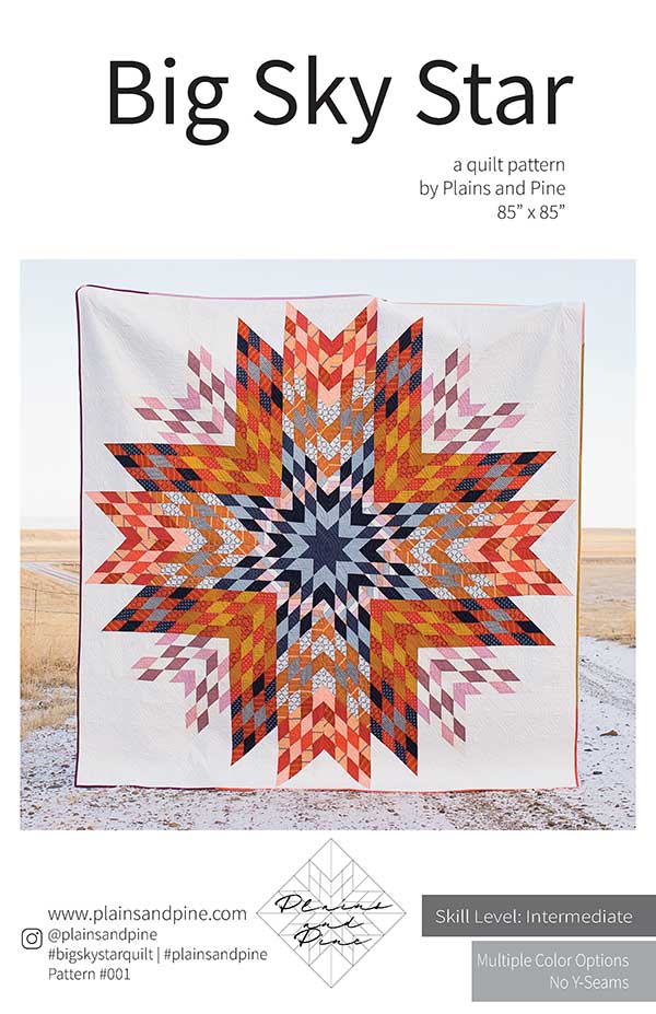 Big Sky Star Quilt Pattern 688130945653