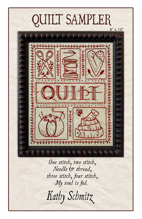 Quilt Sampler Hand Embroidery Pattern 653341071965