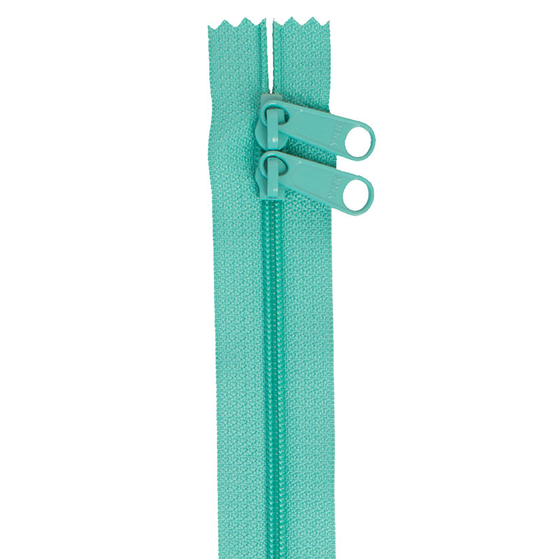 30 Double Slide Zipper Turquoise 810233036215